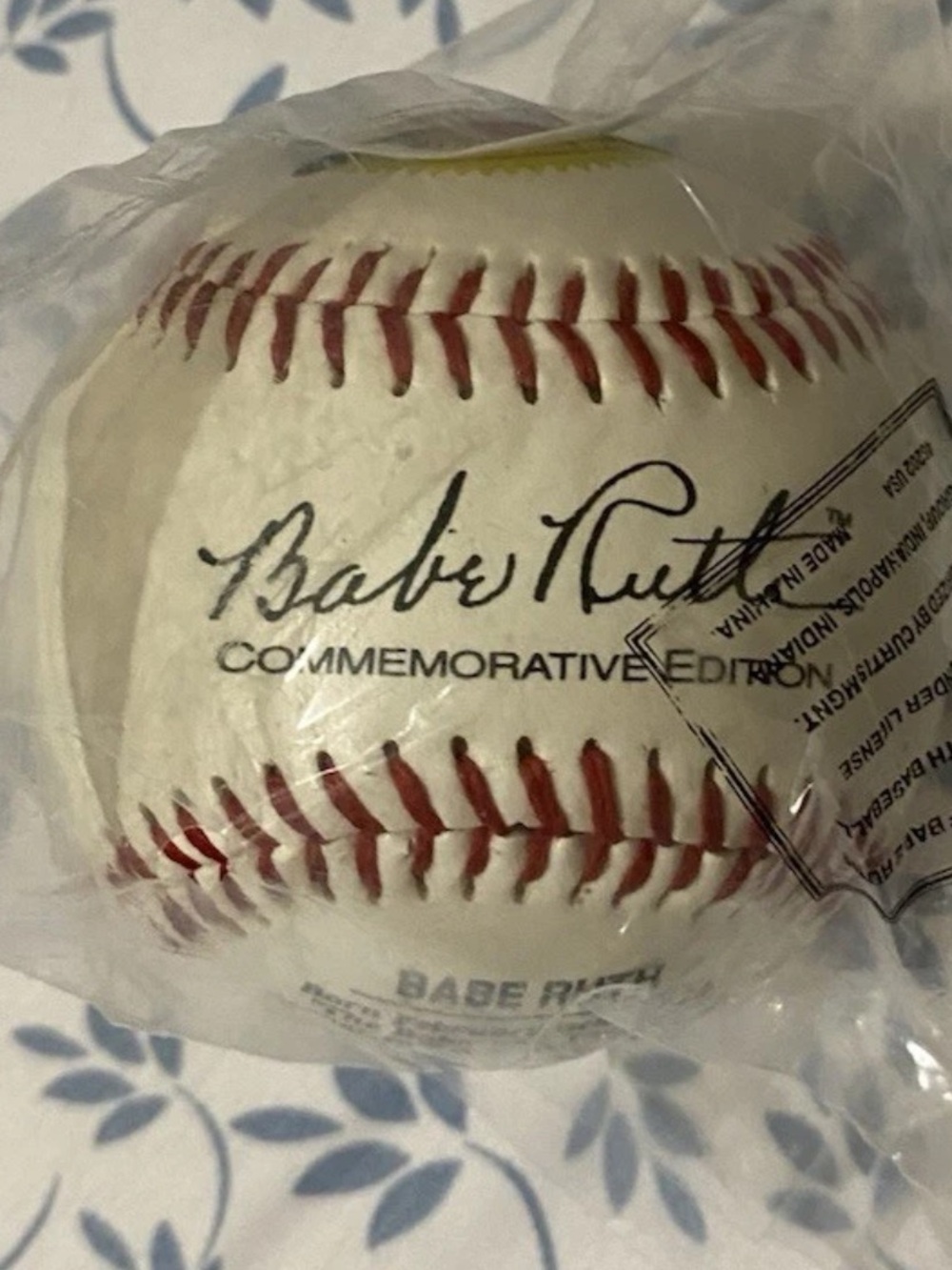 Babe Ruth commemorative baseball